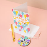 Gift Decoration - Pen-blwydd Hapus / Happy Birthday - balloons