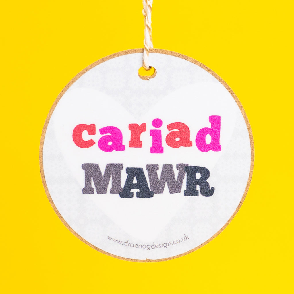 Gift Decoration - Cariad mawr / Big love