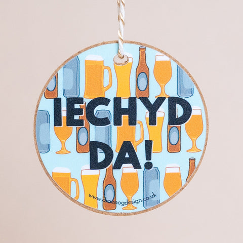 Gift Decoration - Iechyd Da! / Cheers!