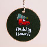 Christmas Gift Decoration - Nadolig Llawen - Land Rover