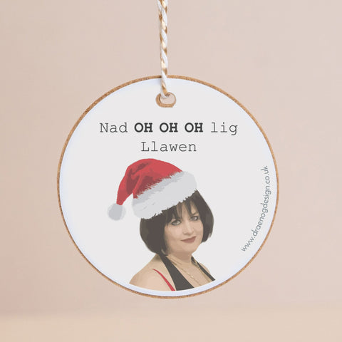 Nessa Christmas Gift Decoration - Nad OH OH OH lig Llawen - Nadolig - Gavin and Stacey