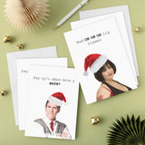 Welsh Christmas card 'Nad OH OH OH lig Llawen' - Gavin and Stacey