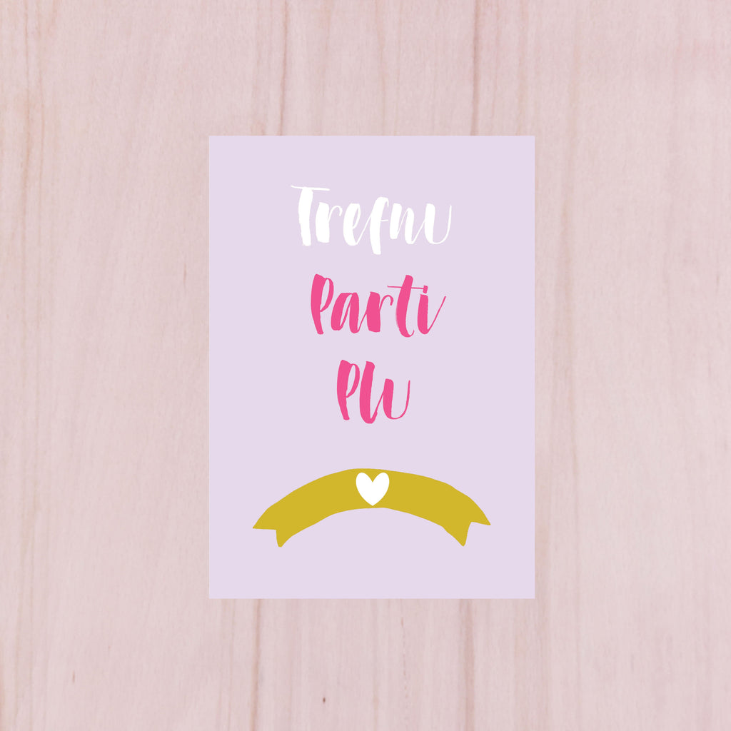 Welsh Hen Party Notebook 'Trefnu Parti Plu' - Nansi Nudd