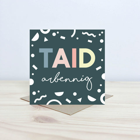 Welsh Father's day card 'Taid arbennig' - Nansi Nudd