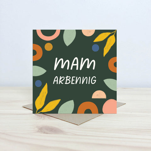 Welsh Mother's day card 'Mam Arbennig' - Nansi Nudd