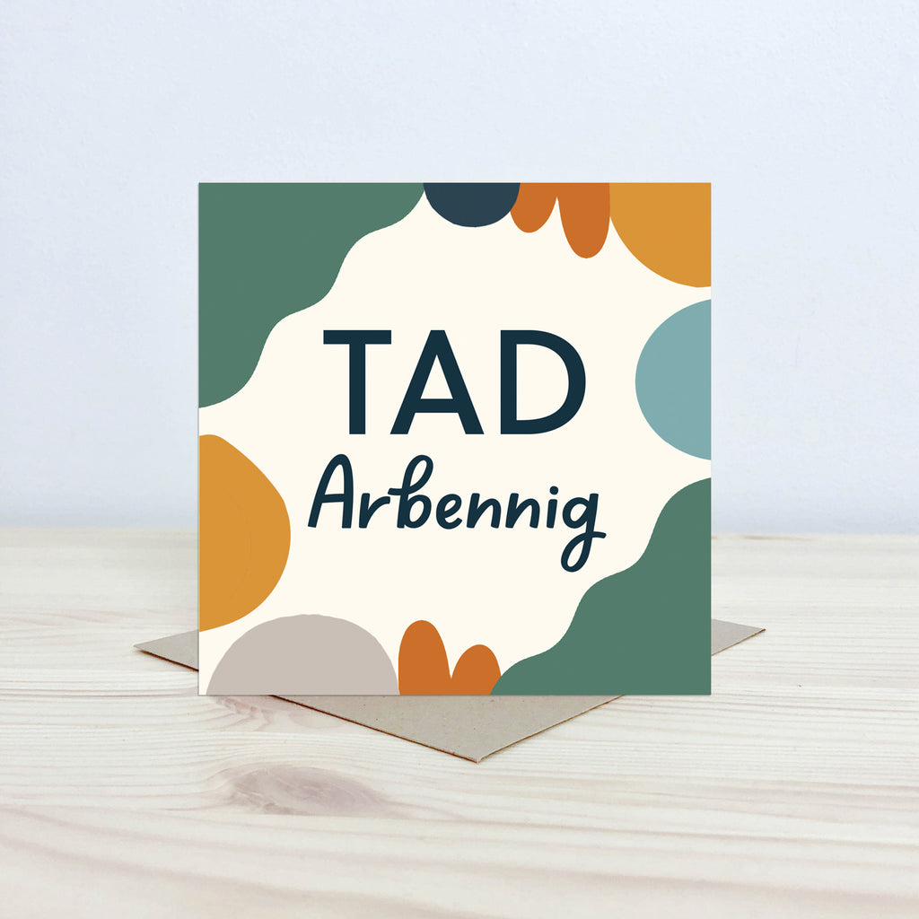 Welsh Father's day card 'Tad Arbennig' - Nansi Nudd