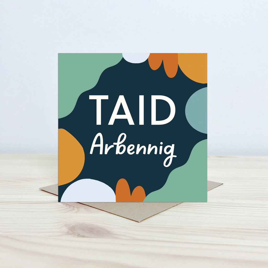 Welsh Father's day card 'Taid Arbennig' - Nansi Nudd