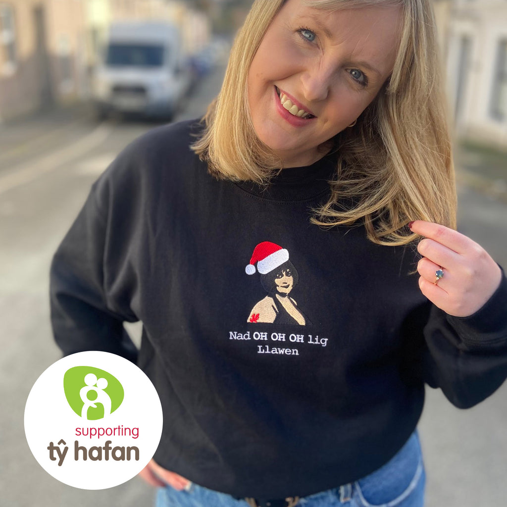 Welsh Christmas Jumper - Nad OH OH OH lig Llawen / Gavin and Stacey - Tŷ Hafan